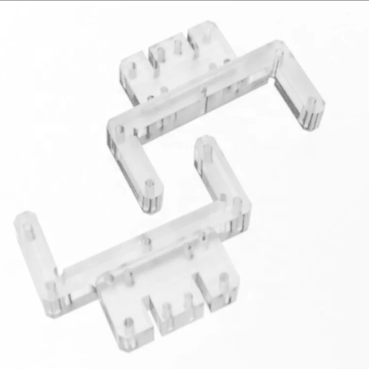 CNC custom acrylic PMMA plexiglass parts CNC plastic machining high transparent polished
