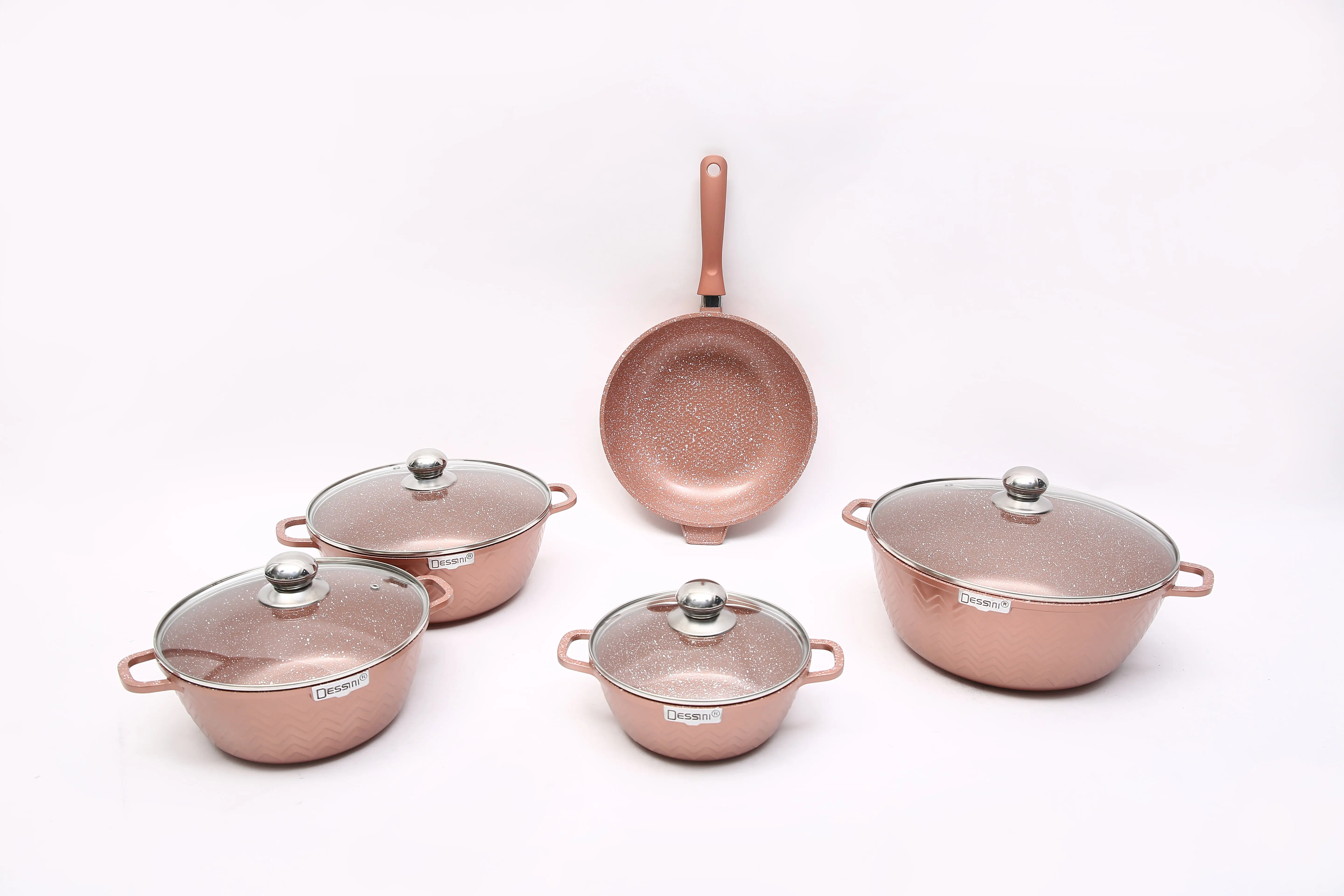 
Frying pan set, pan and kitchenware combination Chinese style full set of 12-piece household 