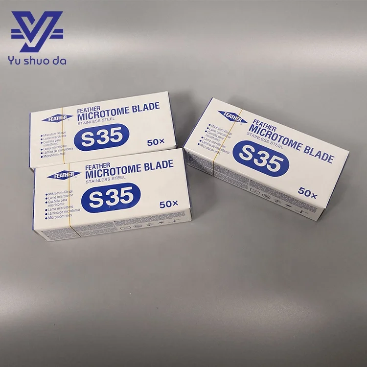 Одноразовые лезвия из нержавеющей стали R35 перо Микротом OEM настраиваемый ПК материал ткани одноразовое лезвие