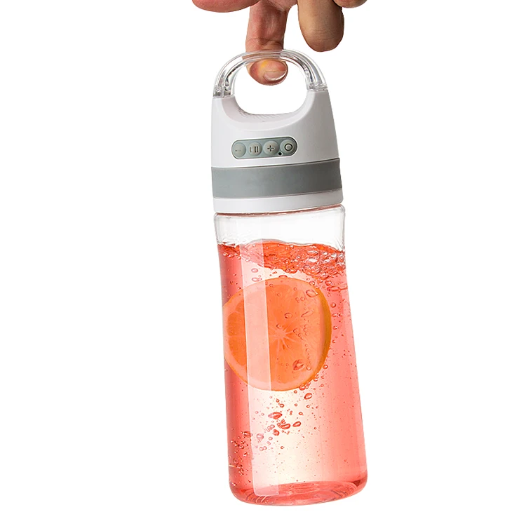 
2-in-1 Smart Water Bottle Bluetooth Speaker Music Dancing tritan plastic water bottle 