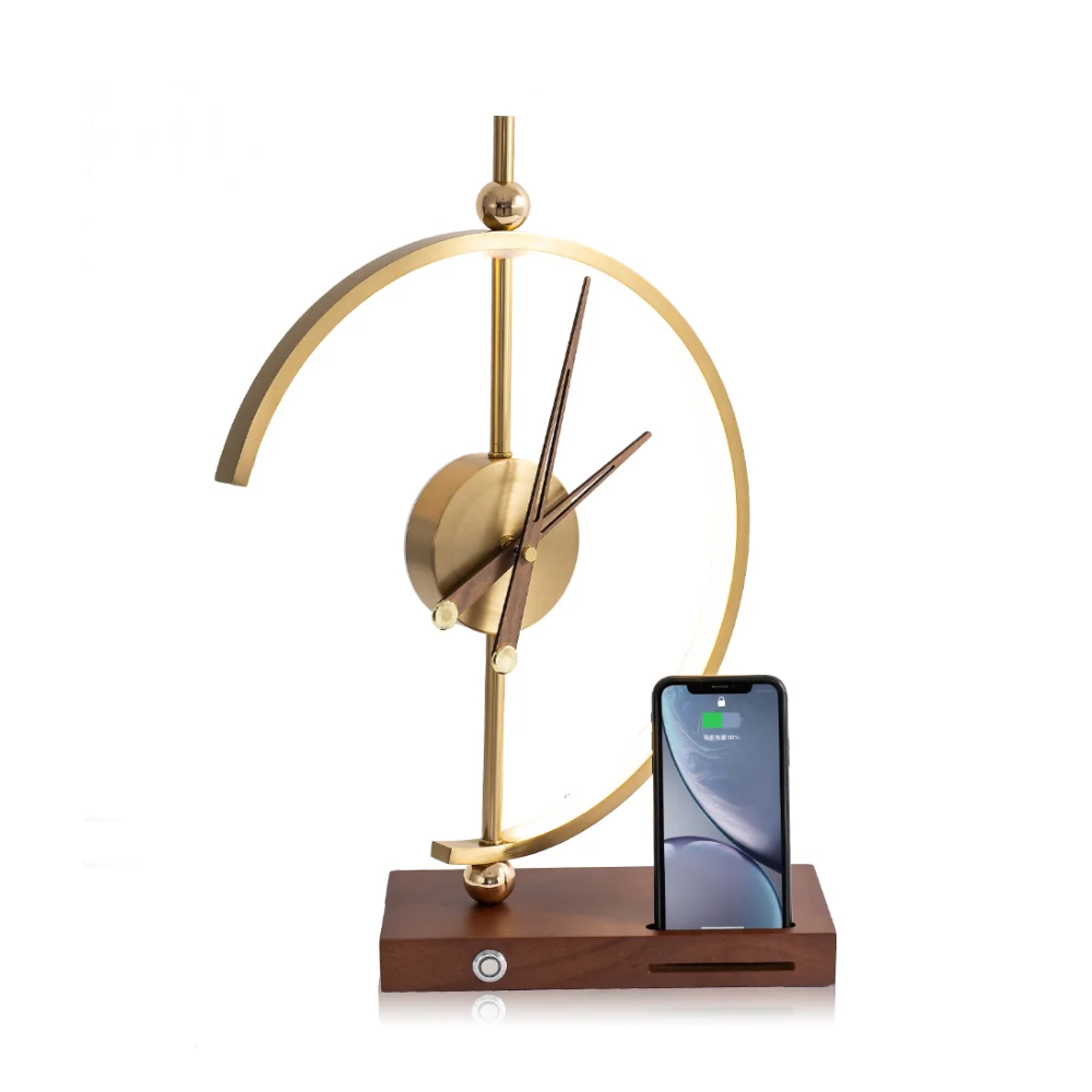 Wholesale Hot Style smart lamp led night light smart touch table lamp With wireless charger for phone Wholesale hot style