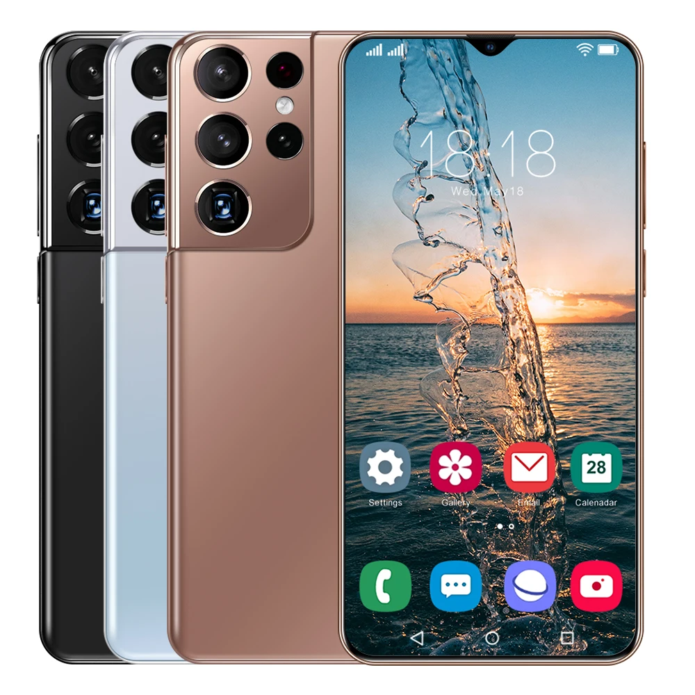 
telephon portabl S21 U1tra mobilephone 6.7inch 12+512GB Android 10.0 smartphone 
