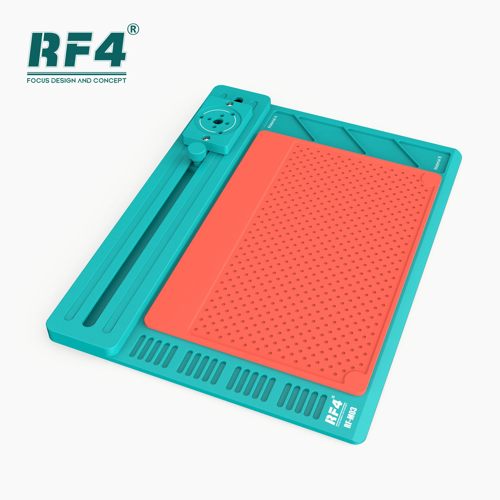 RF4 RF MO3 основание микроскопа из алюминиевого сплава для 33*25 см высокотермостойкие многофункциональный коврик телефон ремонт печатной платы на платформе