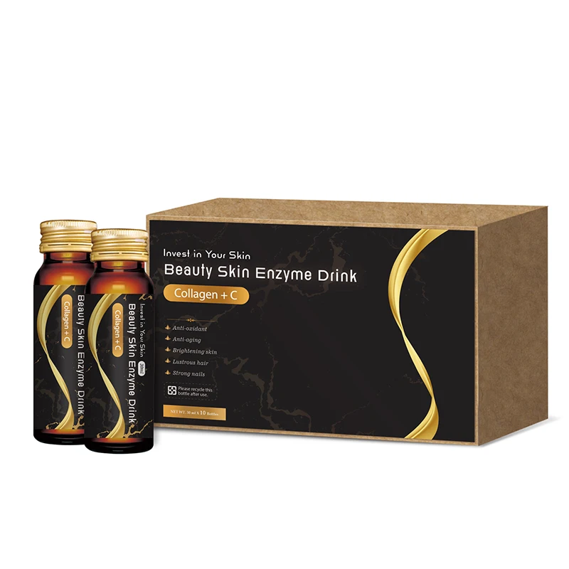 2021 OEM ODM Factory Price Natural Nuitrition Organic Beauty Skin Enzyme Drink With Collagen And Vitamin C