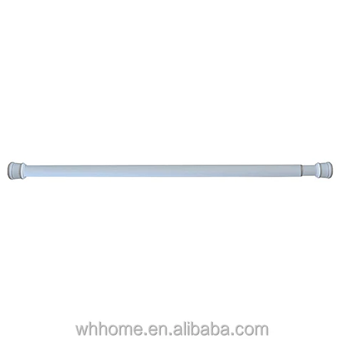 Shower Curtain Rod Set Metal With Iron Rod No Drill Ceiling Support Gold Bedroom Bathroom Accessories Polished Curtain Rod Knob