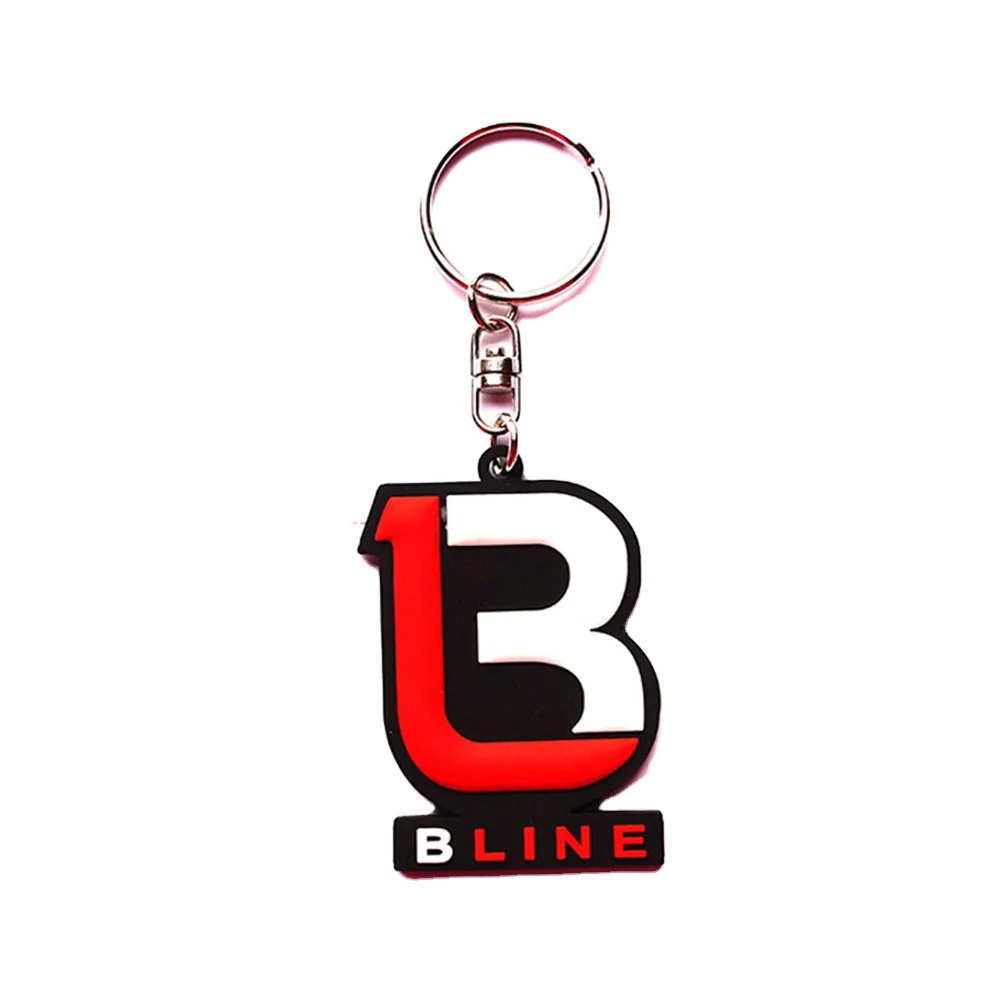 Wholesale Customized 3D Keychain Promotional items PVC keychain Silicone Keychain for custom