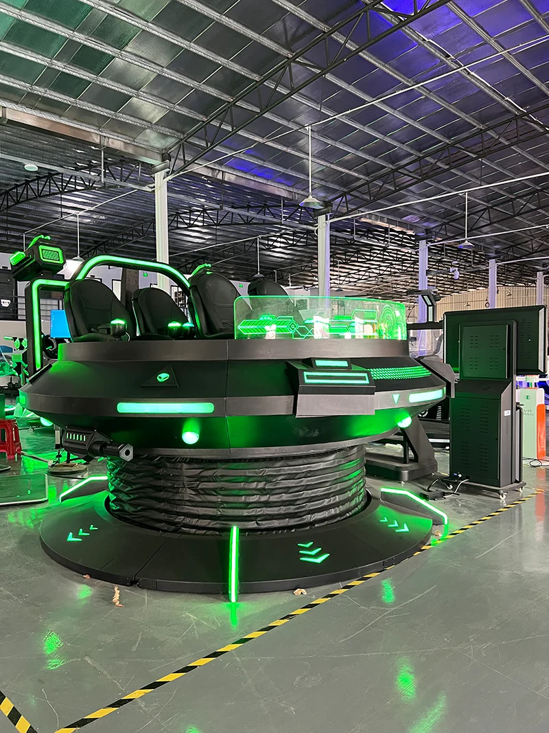 9D VR Spaceship Real Virtual Vr Simulators Virtual Reality Shooting Games VR UFO with 5 Seats