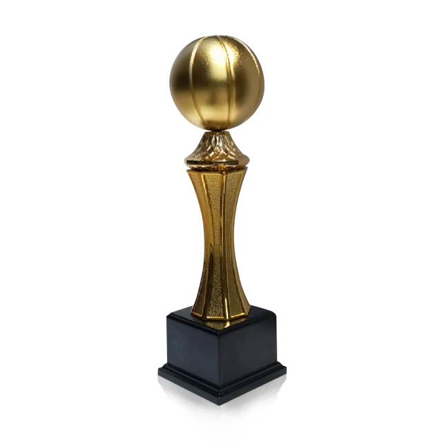 New design match trophy custom shaped football Soccer Ball Trophy football trophies