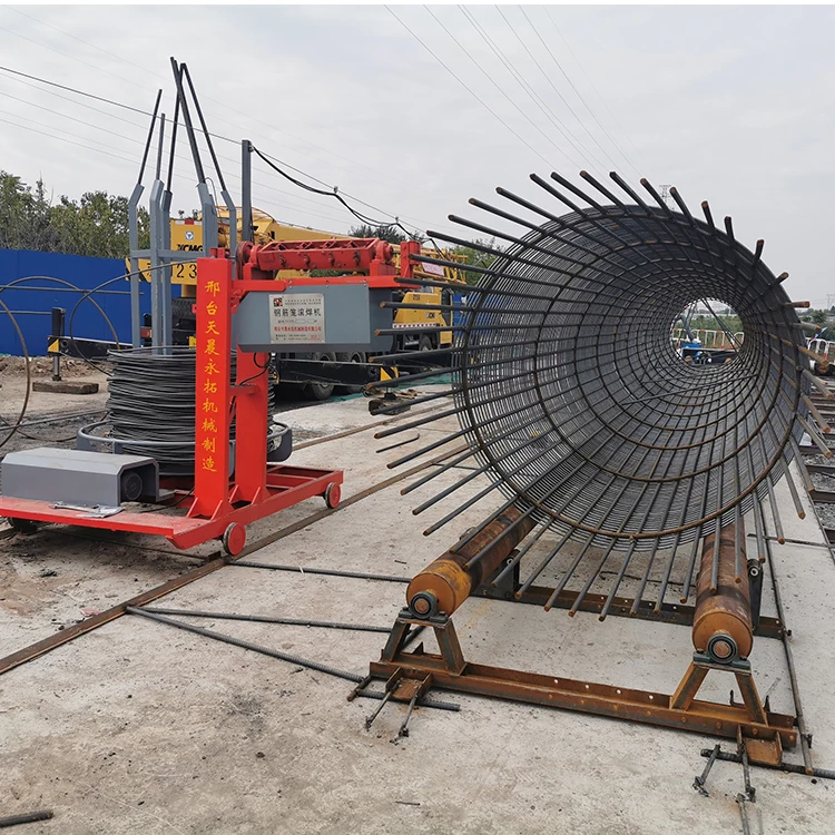 TCYT Rebar Cages Making Machine Steel Rebar Cage Making Machine Steel Roll Seam Welding