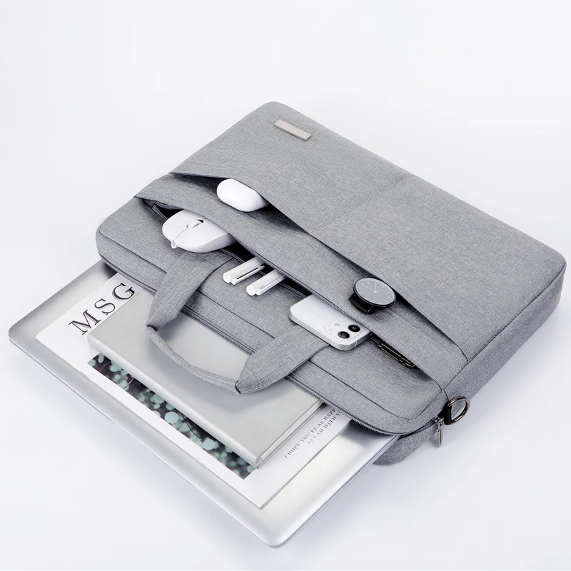 Wholesale Simple Stylish Unisex Computer Bag Single Shoulder Portable Men and Women 15.6' Business Briefcase LAPTOP Bag