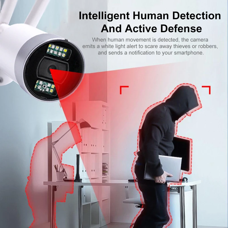 Power Save Wifi ip camera 2.4G/5Ghz infrared night vision waterproof outdoor indoor home surveillance TUYA camera