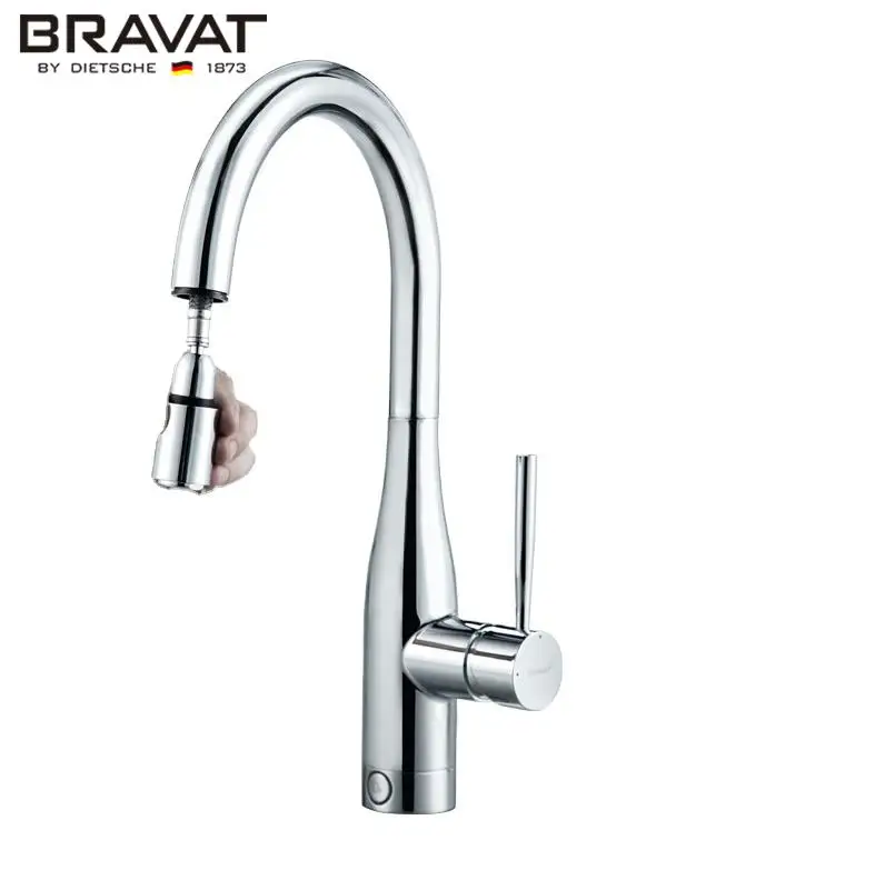 Bravat If Award Ozone Sink Mixer Pull Down Tap Kitchen Faucet Mixer