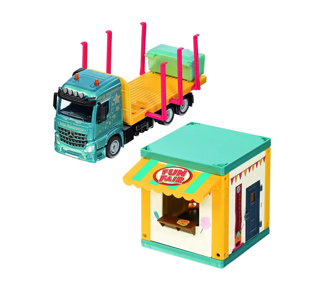 Siku Factory Selling Diecast Car Transporter Vehicle Set Fulfill Safety Requirements Prefabhouse Transporter 3562 For Kids