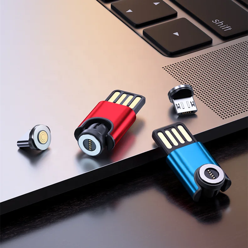 Hot Sales Mini Fast Charger for Mobile Phone Car Universal Accessories USB C Car Magnetic 5 pin cable for e-cigarettes Charger