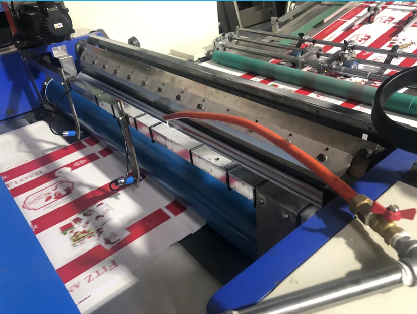 BOPP OPP cardboard paper box disc cutter chain knife film laminator machine (ZFM-1080B)