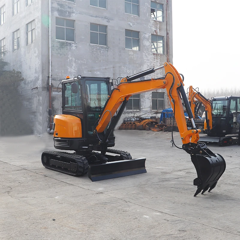 FREE SHIPPING EPA Engine Mini Excavators 4 Ton Multifunctional Minibagger Farm Used New Crawler Digger Mini Excavators machine