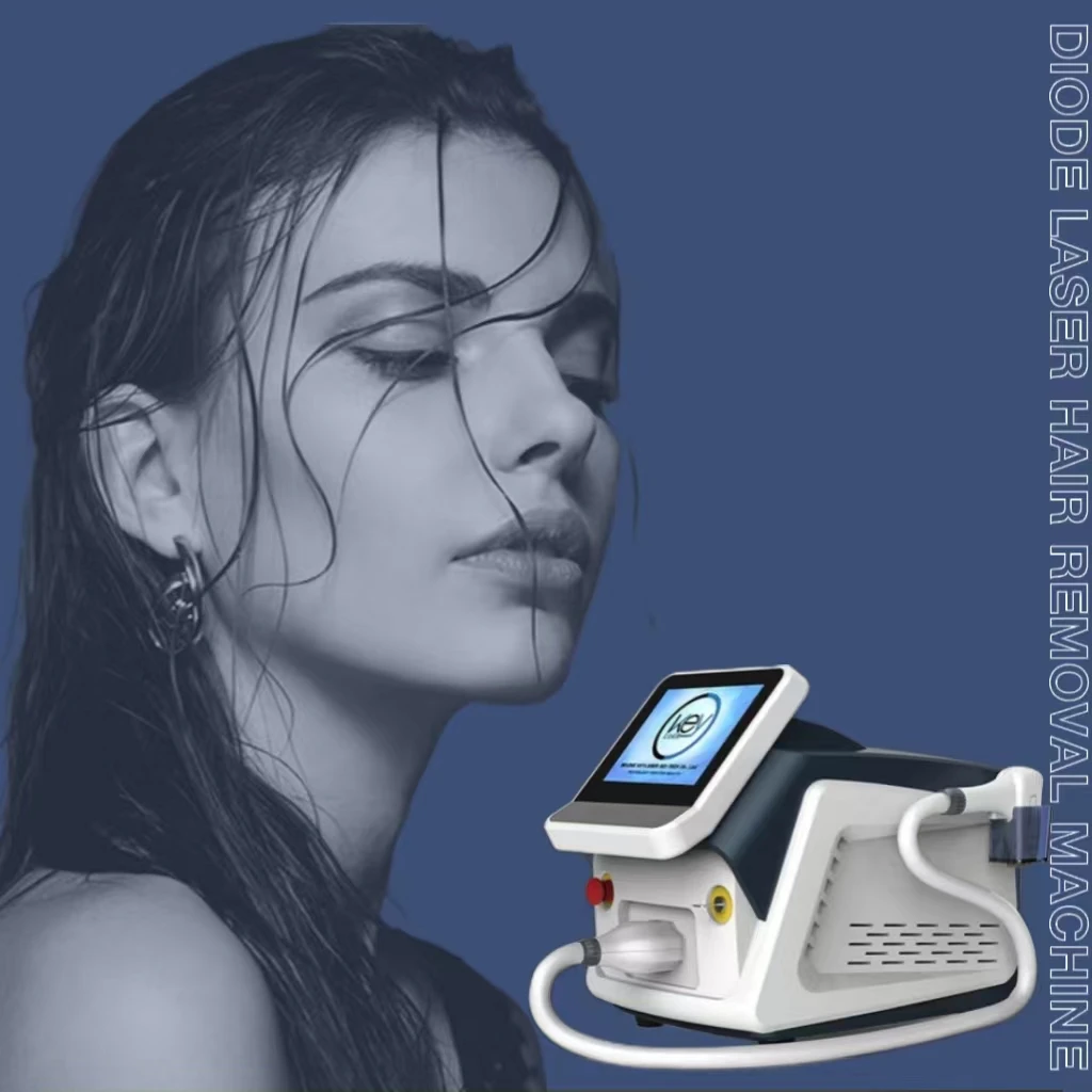 T Permanent Painless removing hair device 808nm Laser Diode 755 808 1064 Epilator Machine Portable Tattoo Removal Device