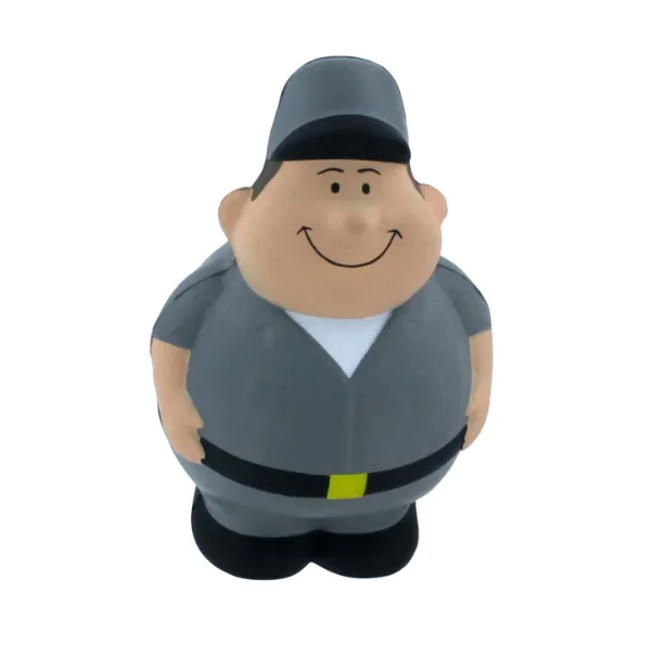 TOP customized Imprinted Logo pu foam Delivery Bert Stress Relievers