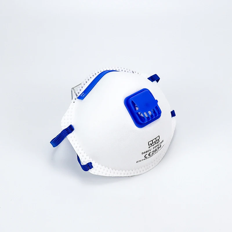 QQQPPE high quality FFP2mask  Disposable 4ply ffp2 ce EN149:2001 Face Mask Air with filter ffp2-mask
