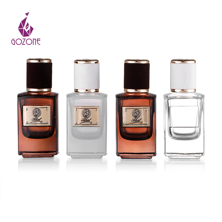 Customized cosmetic packaging bottle glass perfume bottles with spray