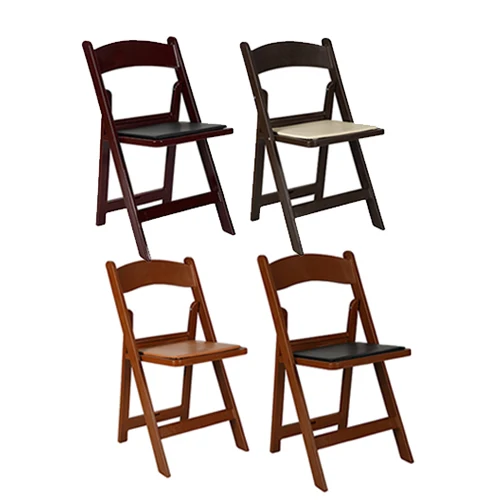 China Modern Padded American White Plastic Resin Folding Chairs For Wedding Events Party Outdoor Dining Banquet