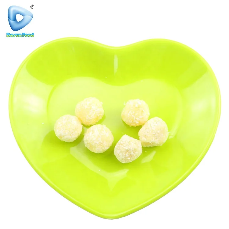 Wholesale Custom Coconut Ball Chewy Gummy Soft Candy
