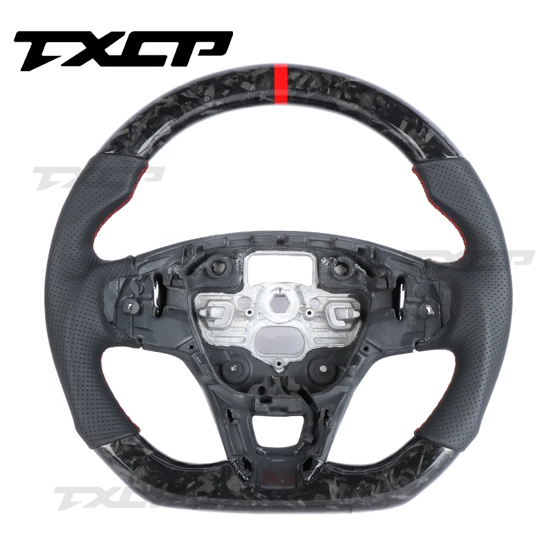 Fit For Fiesta Focus RS ST Forreth Edge Ranger Focus Mk2 Mk3 Mk4 Mk8 Carbon Fiber Steering Wheel