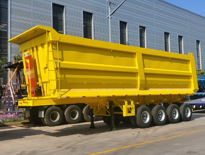 Factory direct sales, customization supported, global hot-selling 3-axle 4-axle rear-end dump semi-trailer truck trailer