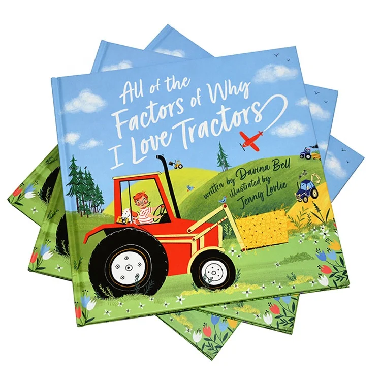 Factory Wholesale High Quality Hardcover Full Color Self-publish Custom Books Printing for Children Kids