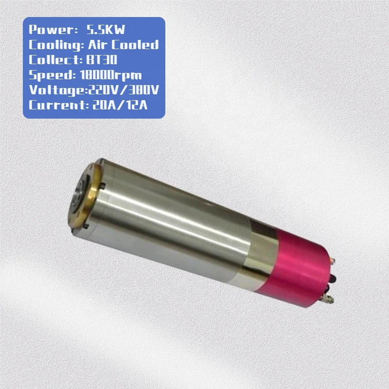 5.5kw water cooled automatic tool change bt30 cnc spindle motor atc spindle