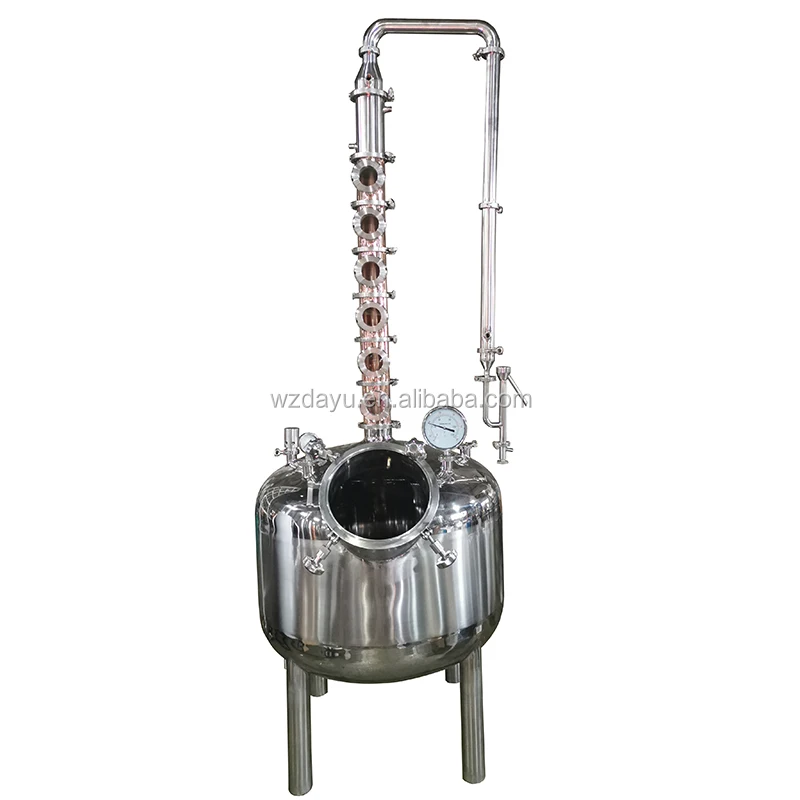 
DYE XR 100L micro copper Alcohol distiller whiskey distillery home distilling equipment 