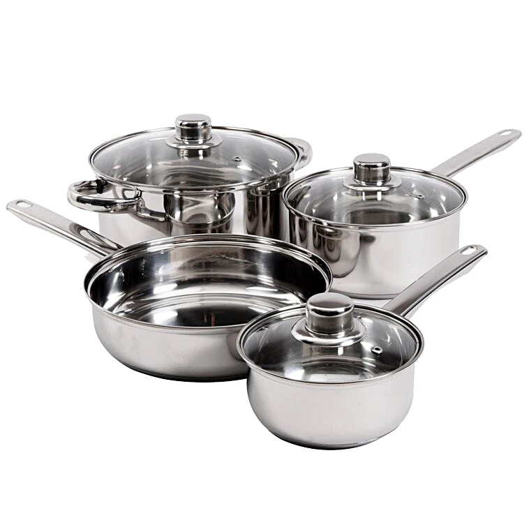 Kitchen Cookware Wholesale Stainless Steel Cookware Sets With Bakelite Handle