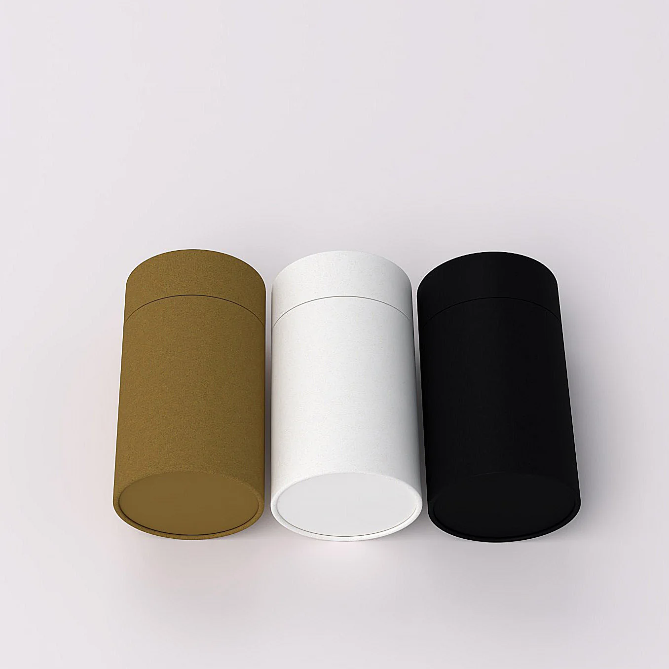 Custom Biodegradable Cylinder Food Paper Cardboard tube packaging Premium Tea Canister Tube Box Packaging for Loose Tea Package