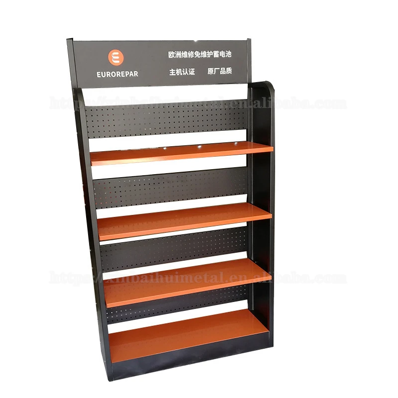 Manufacturers Supply Gas Station Lubricating Oil Display Racks, Oil Display Racks, Single-Sided Double-Sided Shelves