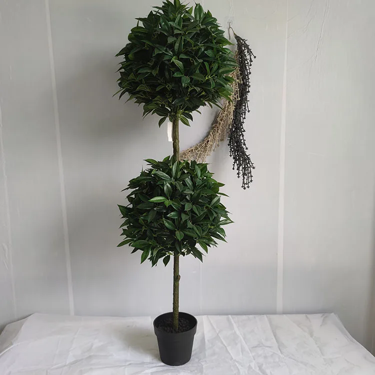 Оптовая продажа, высококачественное искусственное дерево Лавра 150 см, искусственное дерево для украшения помещений