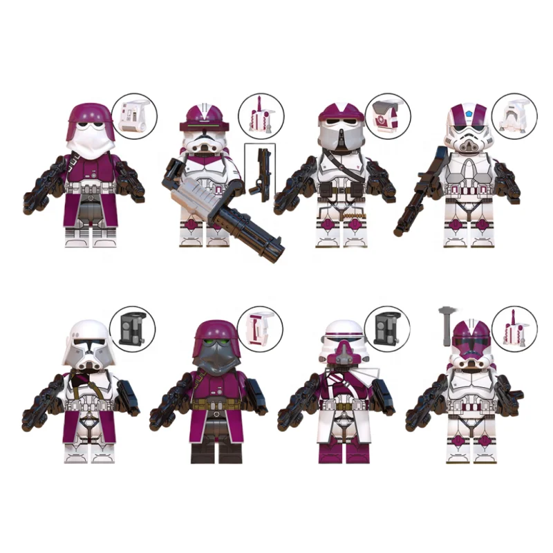 Super Series Action Figures Mini Bricks Building Blocks Plastic Collectible Toys