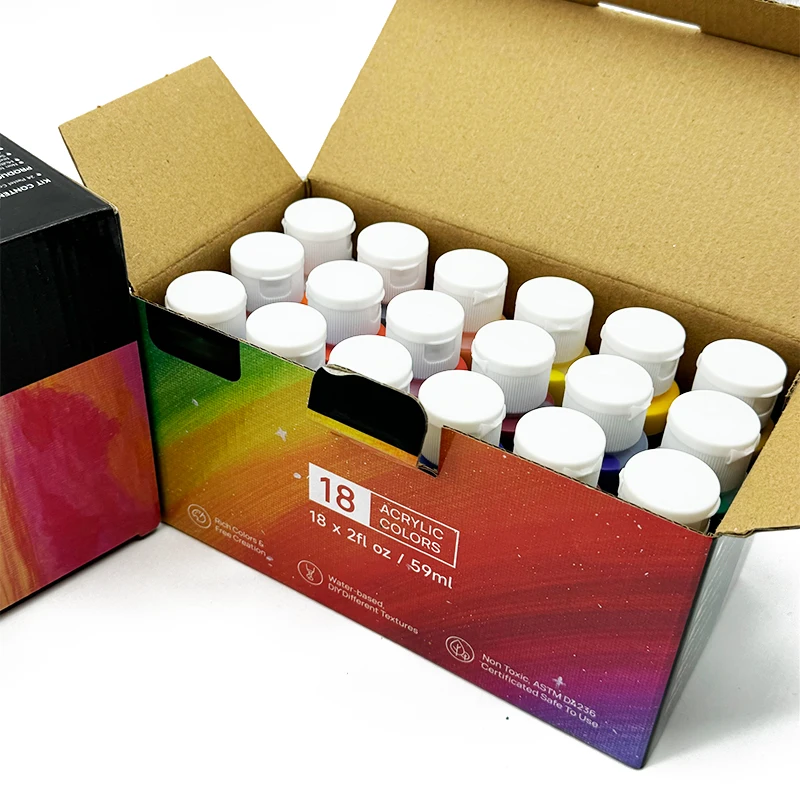 18/24/64 colors Artmate Acrylic Paint Art arts and crafts supplies for Acrylic Paint Set,Acrylic Paints for Students and Artists