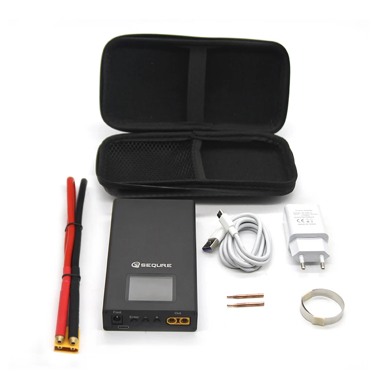 Sequre Auto & Manual SQ-SW2 Mini Portable Rechargeable Spot Welding Machine LCD Color Screen DIY18650 Battery 0.2mm Nickel Strip