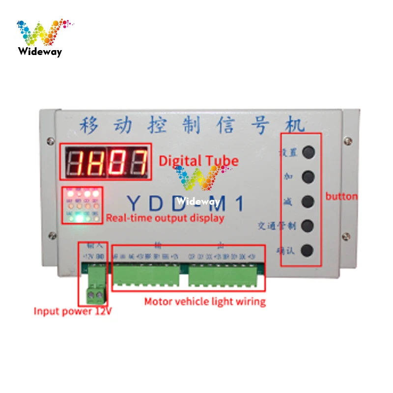 Solar portable mobile traffic light controller