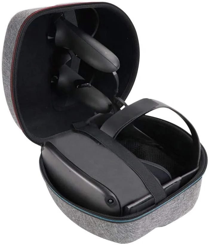 BSCI Factory Custom Special Purpose Portable Travel EVA Case for Oculus Quest 2 VR Gaming Headset Controllers & Accessories