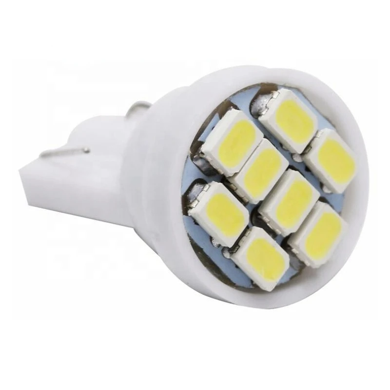 Wholesale Car reading Reverse License plate W5W 1206 LED Interior Light  8SMD T10