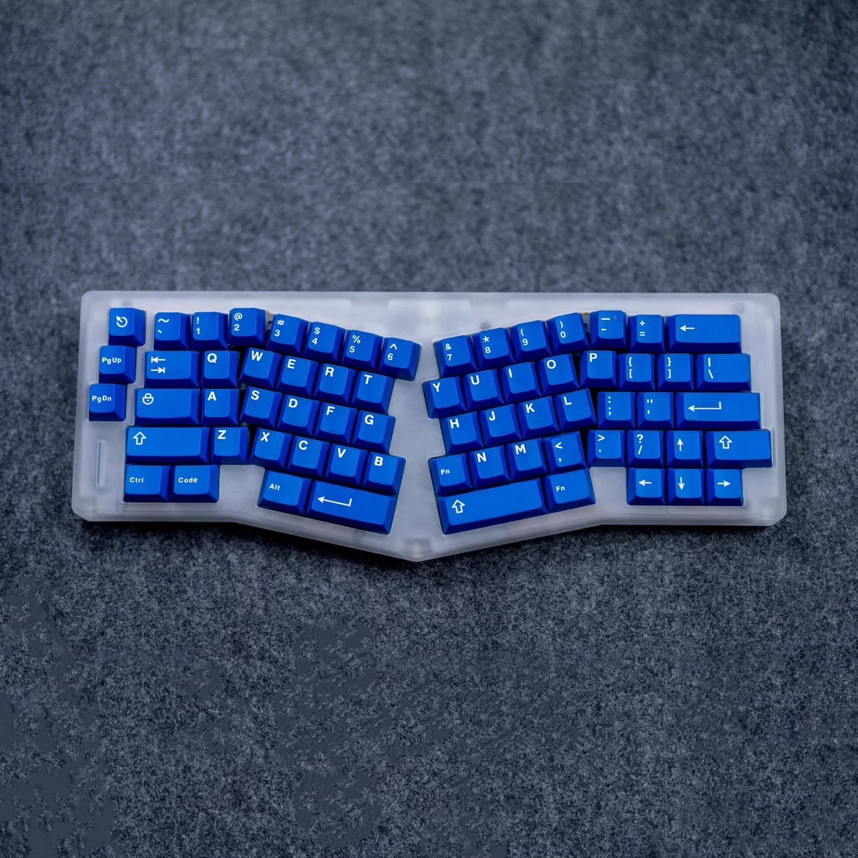 67 Keys Hotswap PCB Customized CNC Keyboard Kit RGB Tri-mode Wireless Acrylic Alice Ergonomics Mechanical Gaming Keyboard for PC