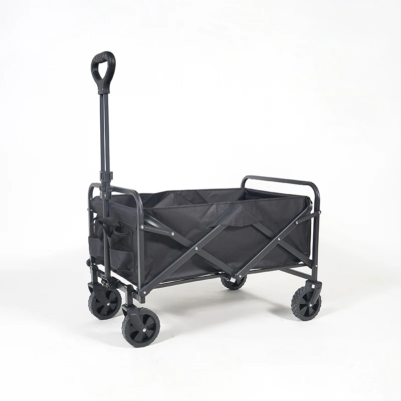 2024 New outdoor camping facilities outdoor folding wagon carts and garden folding trolley, Collapsible Foldable Extended Wagon
