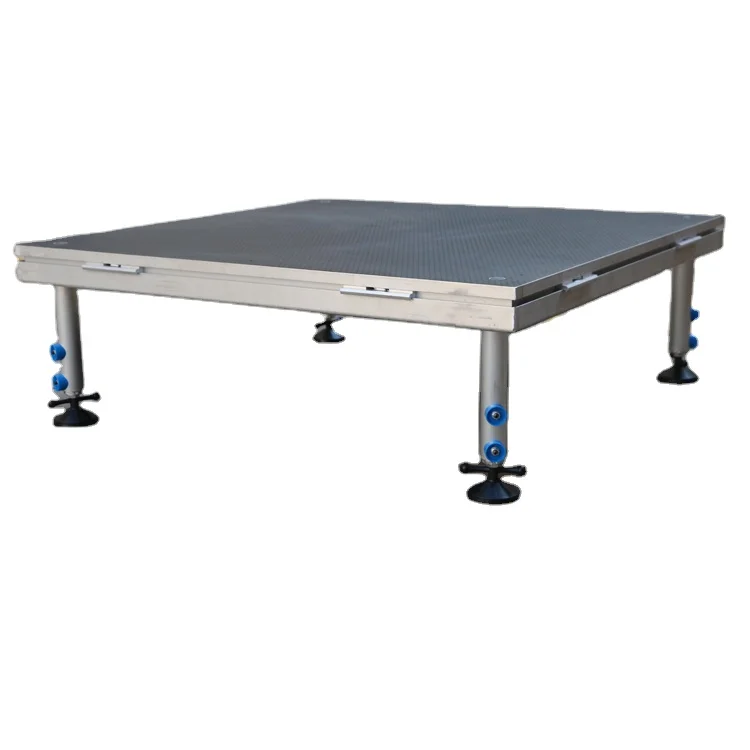 High Quality square Folding and adjustable performance portable stage platform