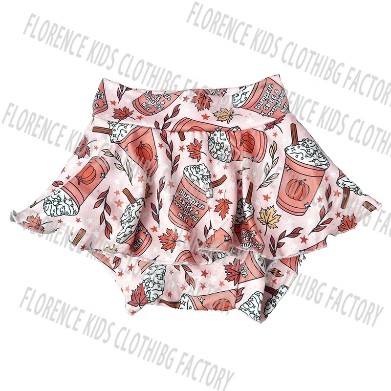 DH ODM Pantalones De Ninas Formal Autumn Style Bamboo Toddler Jogger Wide Legging Trousers Baby Girls Pants