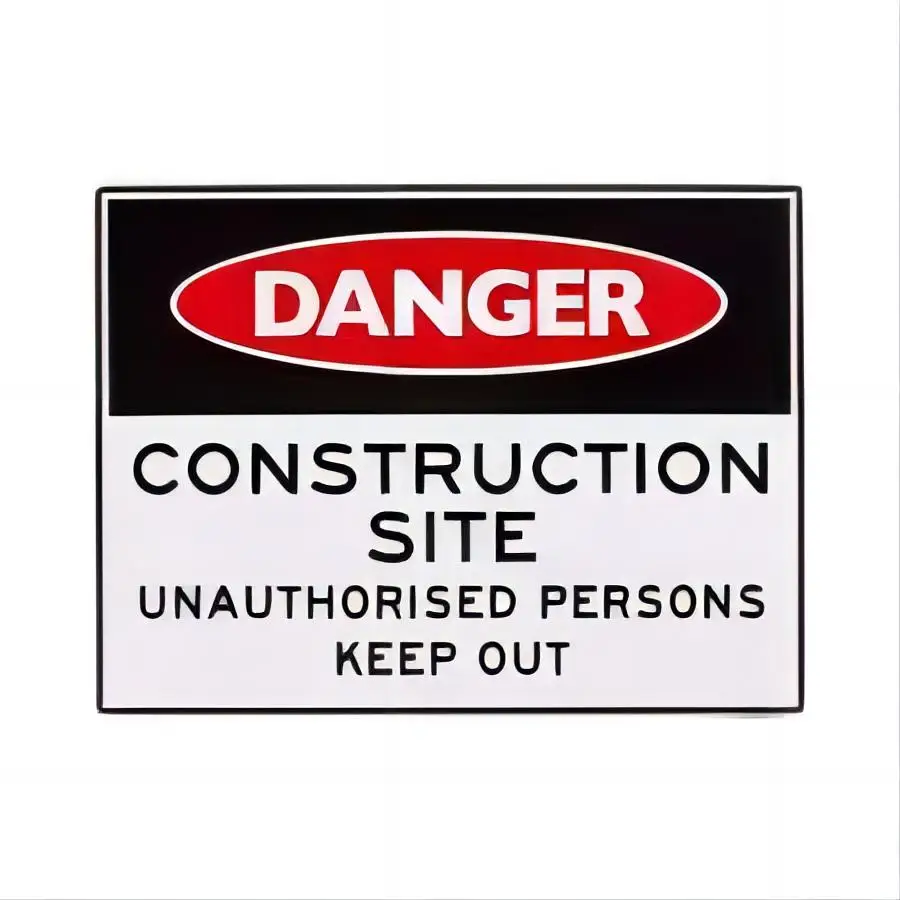 Гофрированная пластиковая таможня напечатала двор 18x24 знак или 2 стороны печать знаков