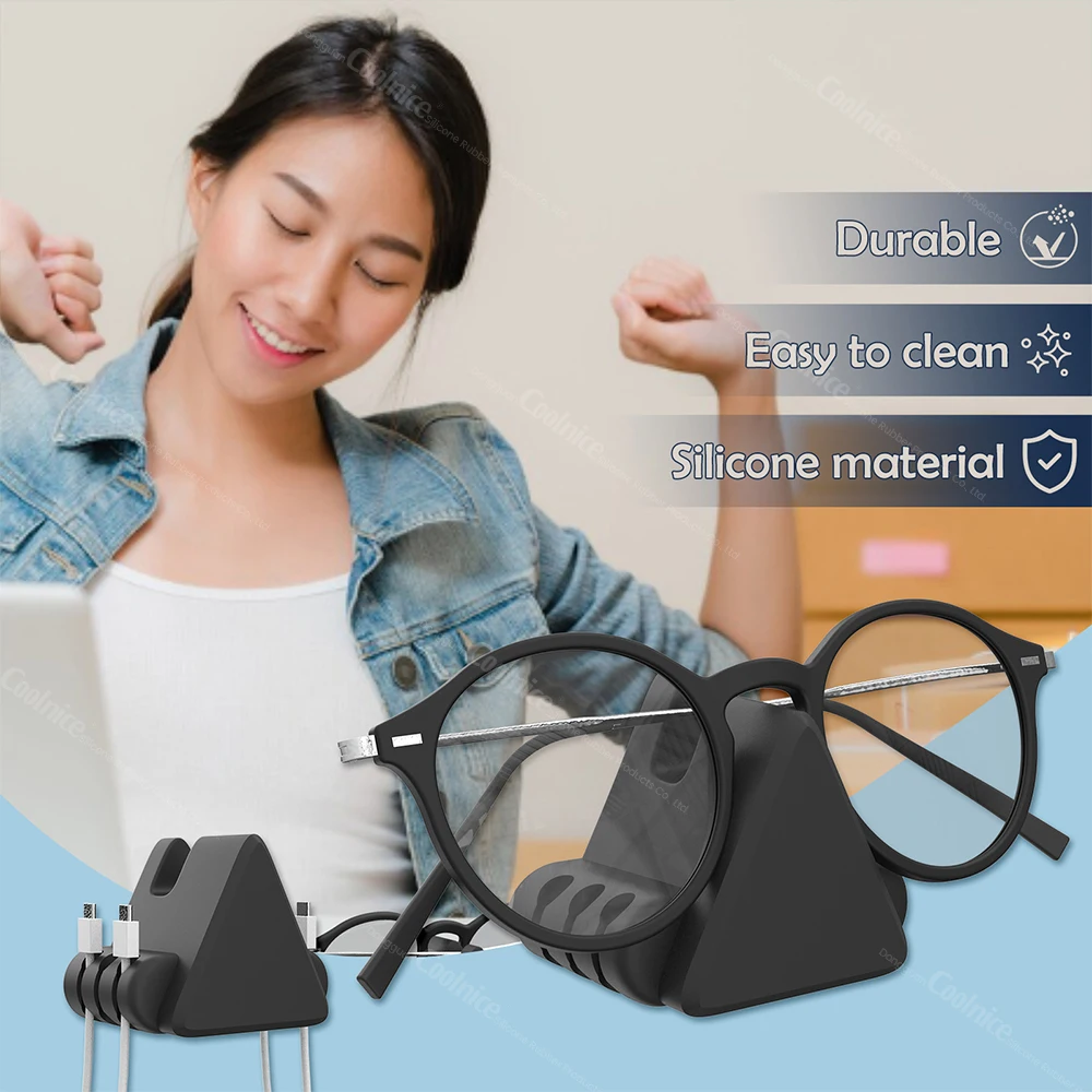 Gadgets 2024 New Arrival Multi Purpose Silicone Sunglasses Spectacle Display Reading Glasses Holder