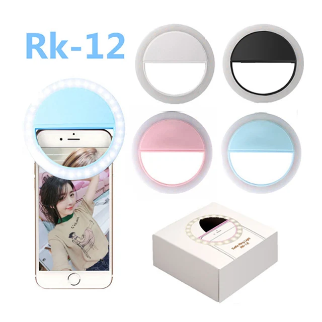 UUTEK RK-12 Universal Selfie Ring Light With LED Flash For Selfie for Smart Phone