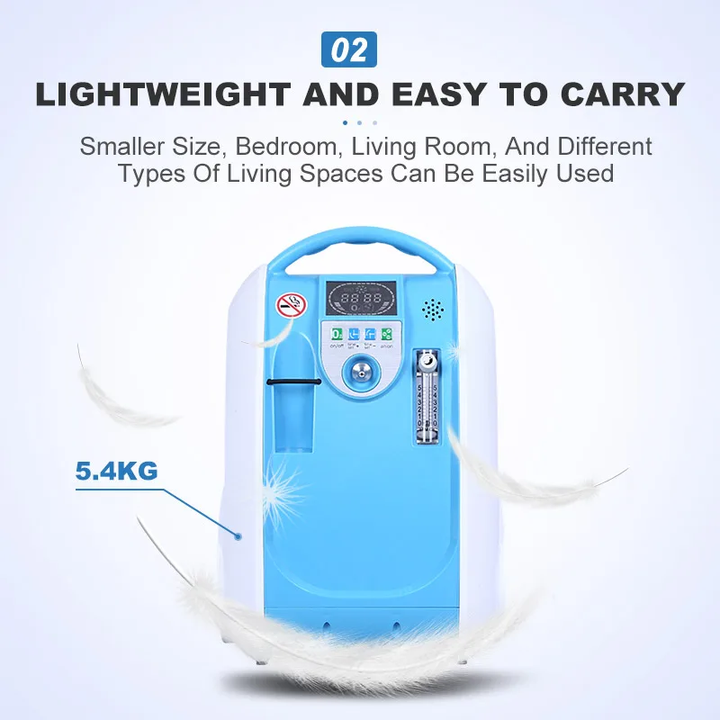 China Best Selling Medical 5 liter Oxygen Concentrators Peru/USA/Panama Import Oxygen-concentrator 5l Portable Oxygen Machine