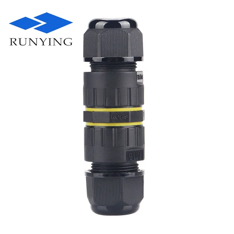 Горячая Распродажа IP68 подземная Светодиодная трубка соединитель провода M16 Клеммная колодка быстрого подключения Водонепроницаемая электрическая кабельная распределительная